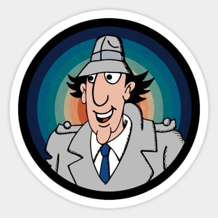 Inspector Gadget Unleashed Silver Screen Sleuthing Sticker